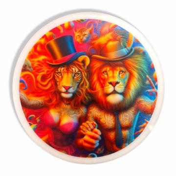 Lionman Puttin' On The Ritz Drink Coaster
